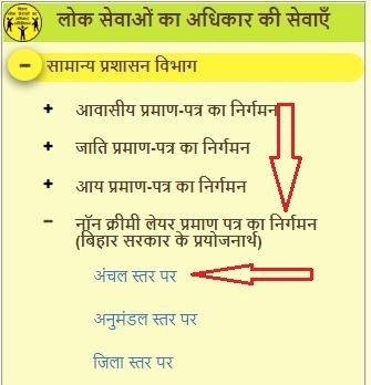 Bihar OBC NCL Certificate Online: बिहार ओबीसी Non Creamy Layer ऑनलाइन आवेदन कैसे करें 3 OBC NCL Certificate Online2