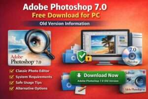 Read more about the article Adobe Photoshop 7.0 Free Download for PC – Old Version Information