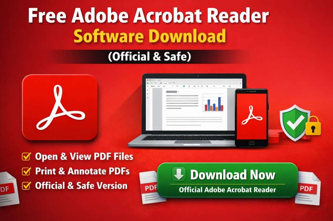 Read more about the article Free Adobe Acrobat Reader Software Download | Official & Safe PDF Reader