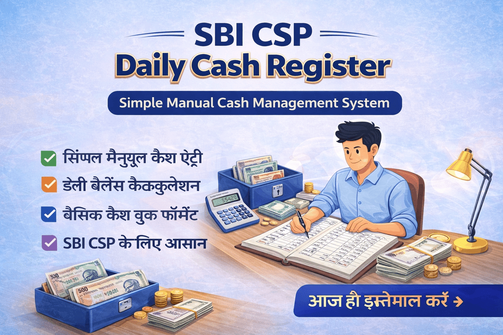 Daily Cash Register for All CSP