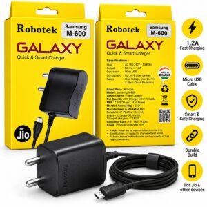 Robotek Galaxy Samsung M-600 Quick & Smart Charger with Micro USB Cable